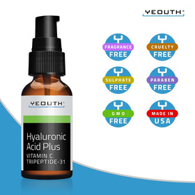 YEOUTH serum application on clean skin ready for daily care.