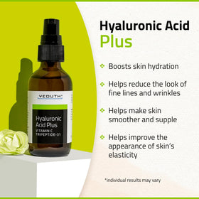 YEOUTH serum on hand close-up showing instant moisturization.