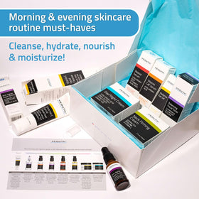 YEOUTH Super Serum bottle enhances actives with a boost.