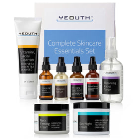 YEOUTH Vitamin C Cleanser bottle for gentle cleansing and pore prep.