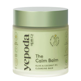 Yepoda The Calm Balm jar close-up for gentle cleansing on all skin types