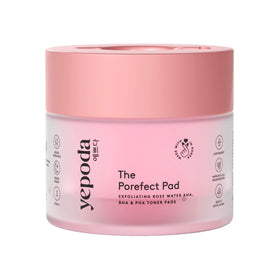 Yepoda Porefect Pad heart-shape design for precise cleansing around contours.