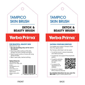 Yerba Prima Tampico Skin Brush supports circulation and invigorates skin
