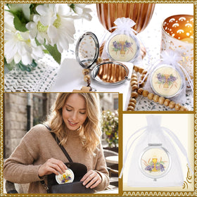 Yerliker compact mirror set, ideal keepsake for guests and attendees.