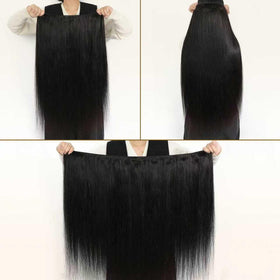 YesBase Burmese Virgin Remy hair bundle 22 inch blends with hair.