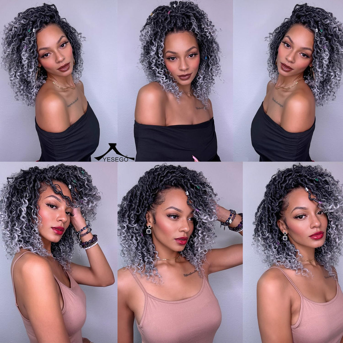 YESEGO 6-pack packaging shown for full head coverage