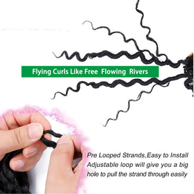 YESEGO easy install crochet hair for beginners and quick styling
