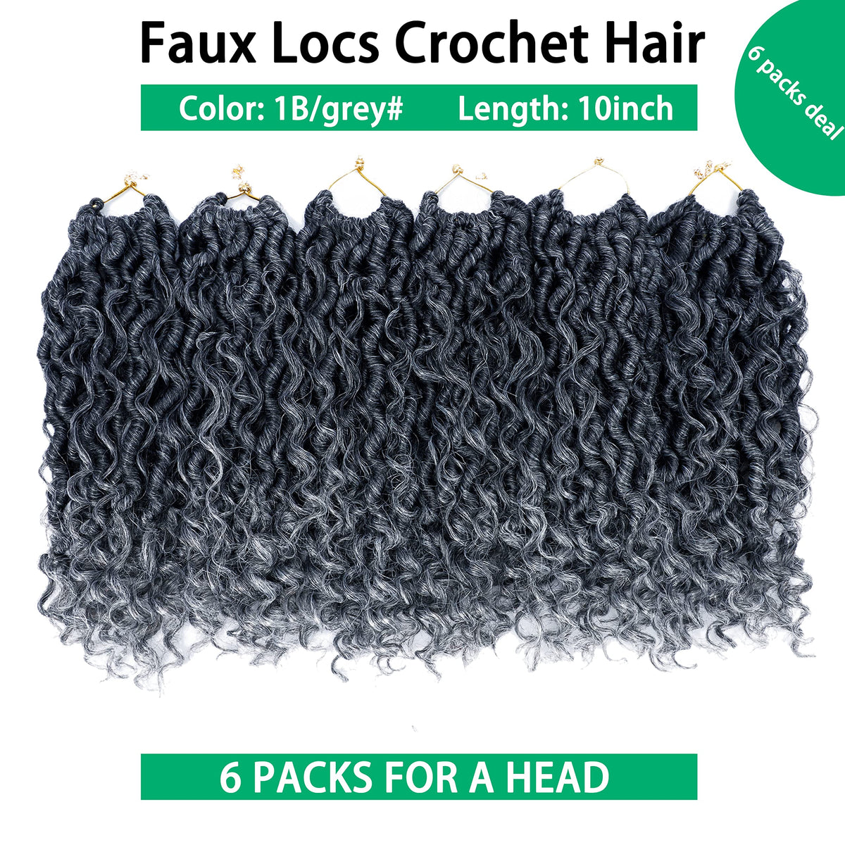YESEGO pre-looped crochet braids ready to install for fast styling