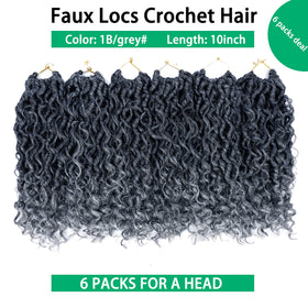 YESEGO pre-looped crochet braids ready to install for fast styling