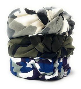 Yetasi camo headband enhances outfits while staying comfortable
