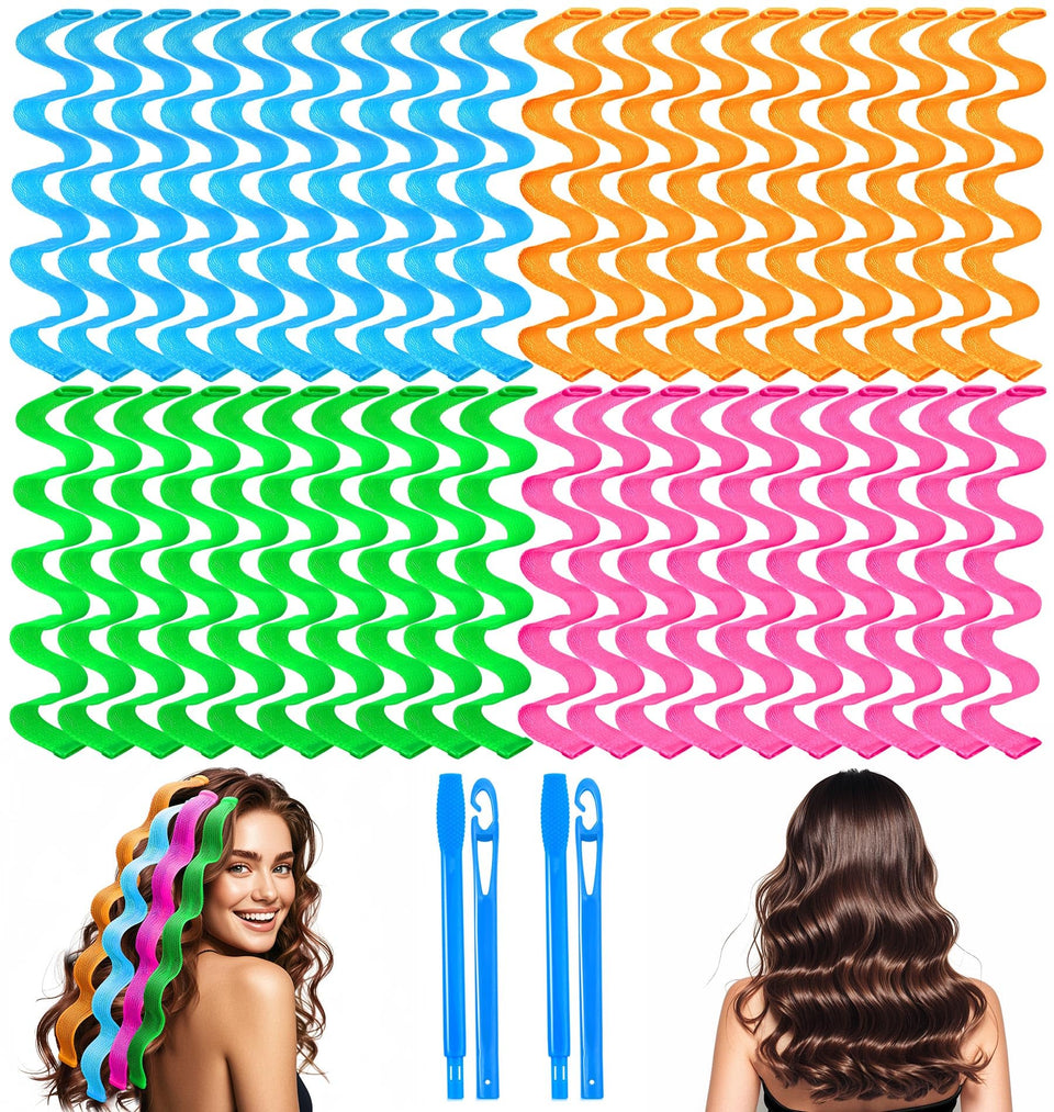 YEVYO heatless waves curler 45cm for soft, natural-looking curls without heat.