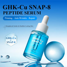 Yeweian GHK-Cu SNAP-8 serum dropper for precise anti-aging application.