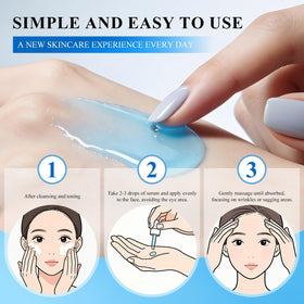 Yeweian serum being applied as part of a simple nightly routine.