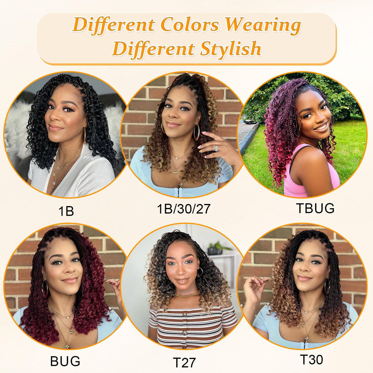 YEWELL TGrey goddess braids for beach or party styling.