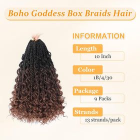 YEWELL Goddess Box Braids, lightweight and soft for all-day comfort