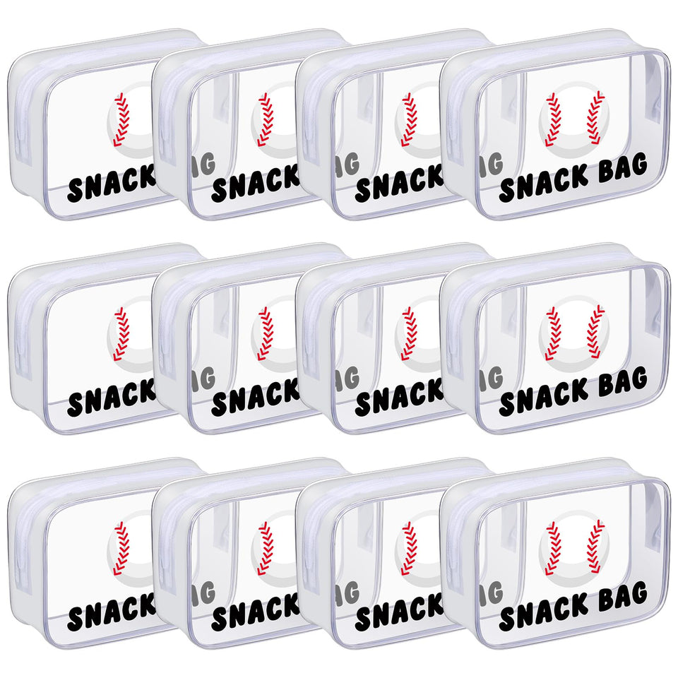 Yeyeplum baseball snack bags front design, ideal for gifts and party favors.