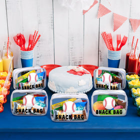 Yeyeplum baseball snack bags game day use, perfect for game-day snacks and gifts.