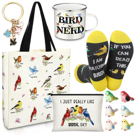 Yeyeplum canvas tote bag featuring a colorful bird design for everyday use