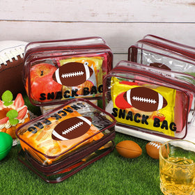 Yeyeplum durable PVC football bags resist wear for party favors