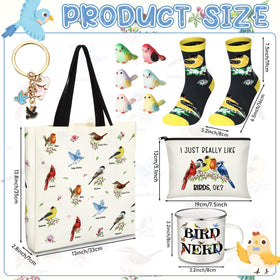 Yeyeplum makeup bag with bright bird accents for cosmetics on the go