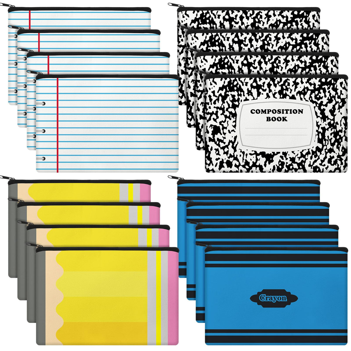 Yeyeplum teacher pencils pattern pouch for organized classroom gifts.