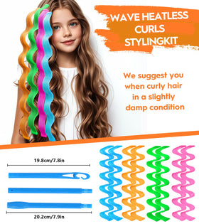 Yeyvo smooth rounded curlers reduce friction and tangling