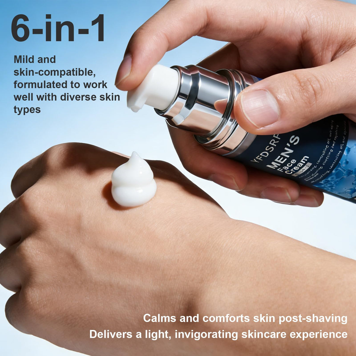 YFDSRF shea butter and jojoba oil bottle smooths and nourishes skin.