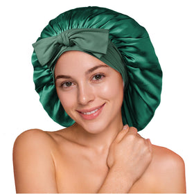 YFONG silk bonnet double layer for overnight hair protection and smoothness