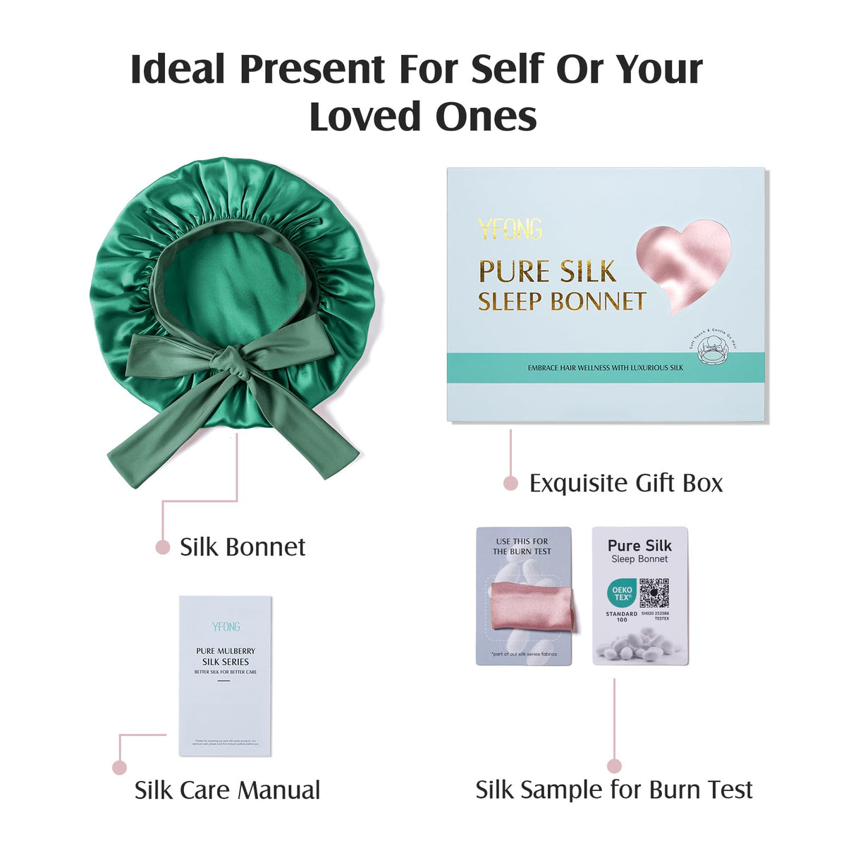 YFONG silk bonnet packaging gift-box presents a premium gift-ready experience