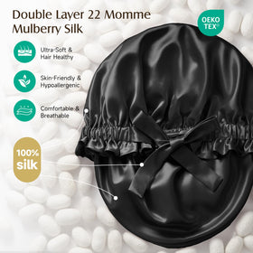 YFONG silk bonnet inner layer preserves moisture and reduces friction