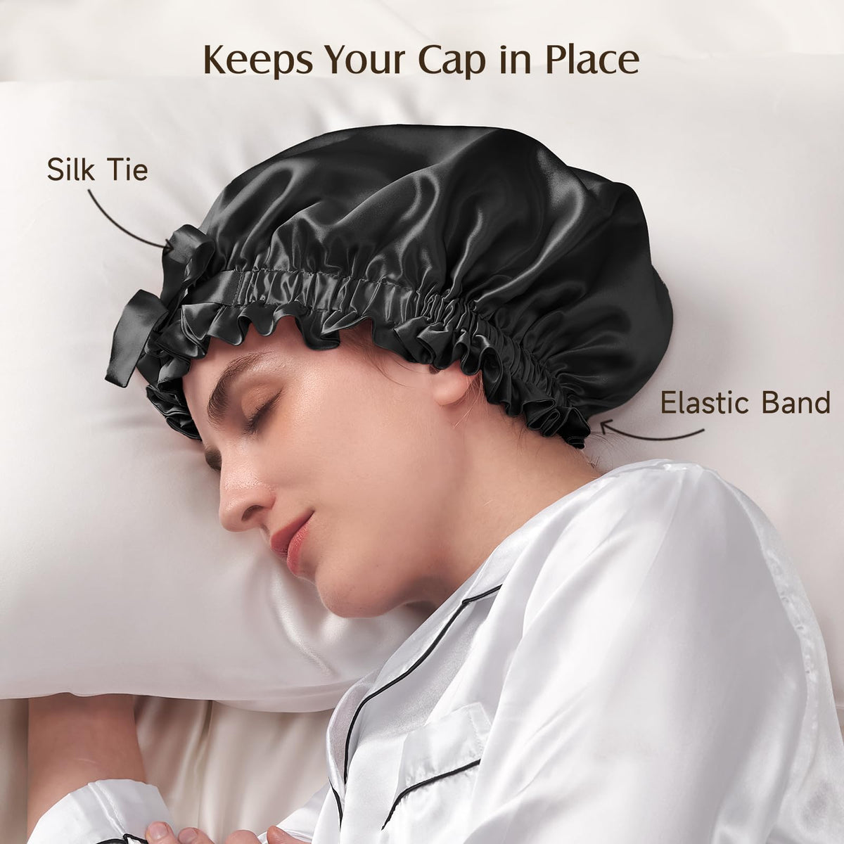 YFONG silk ties provide double security for all-night wear