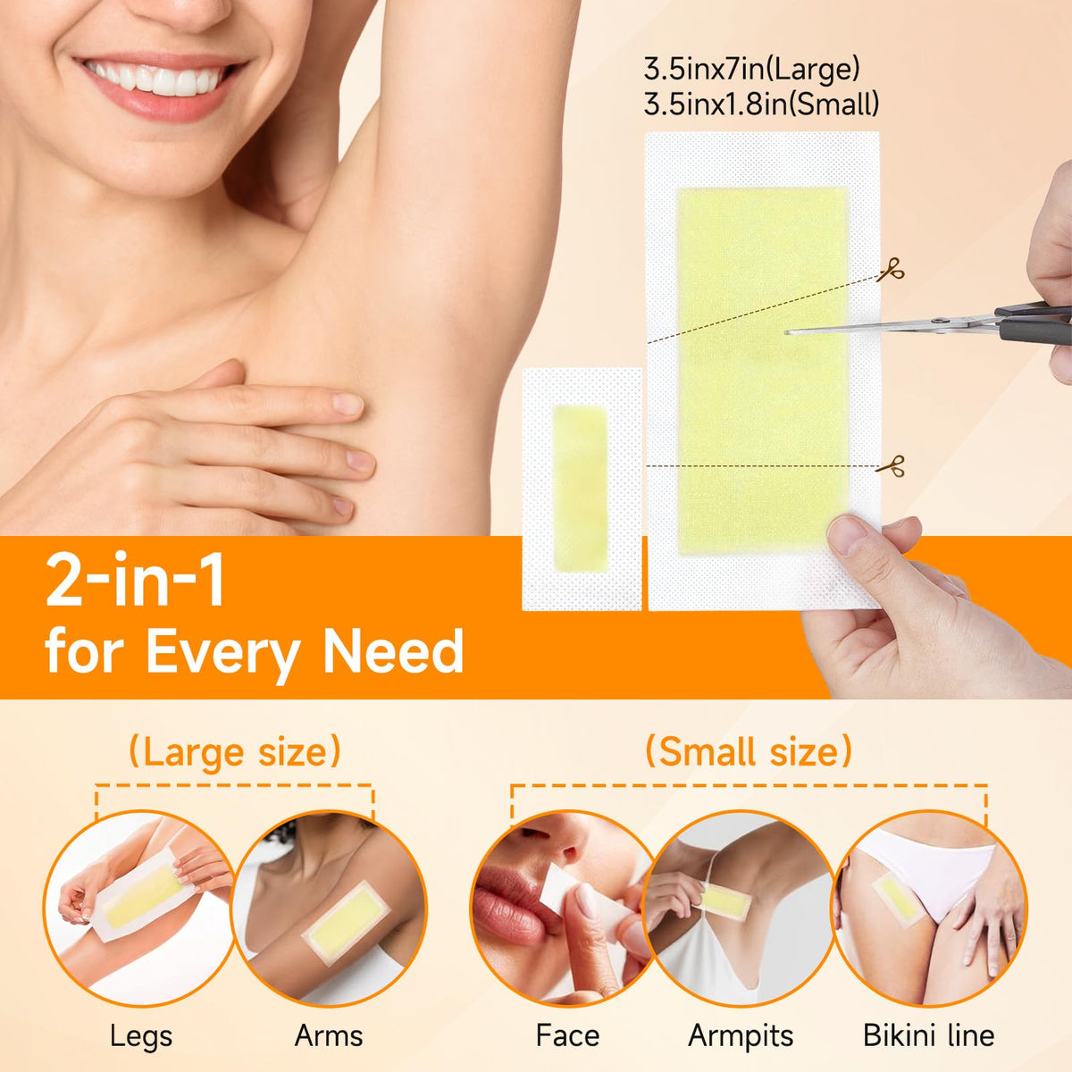 YGESIAO bikini-line wax use with precise strips