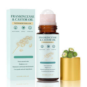 YGESIAO organic frankincense castor roll-on bottle close-up showing hydration