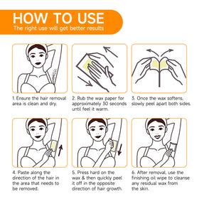 YGESIAO travel-friendly kit for at-home waxing anywhere