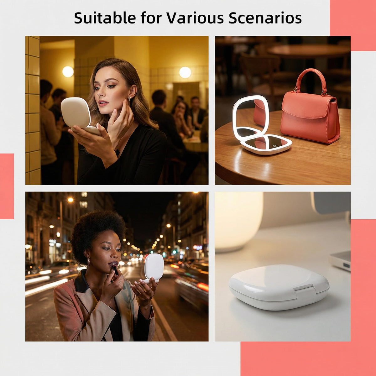 YGGPOQO full-face 1x view enables quick checks anywhere