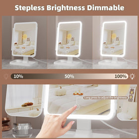 YGGPOQO makeup mirror offering 1X–10X magnification for precise details