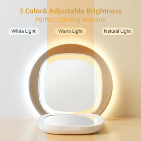 YGGPOQO rechargeable mirror avoids disposable batteries during daily use