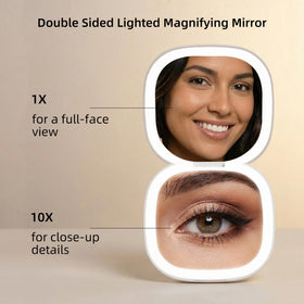 YGGPOQO travel mirror fits in a purse for on-the-go touch-ups