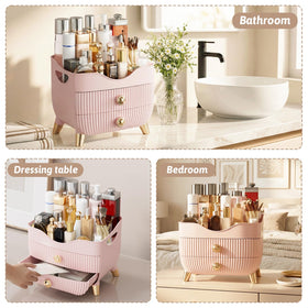 YGJT makeup organizer drawer 2 stores palettes and tubes