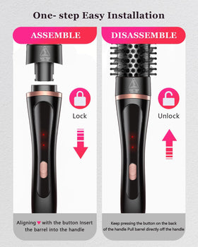 YGOVVK salon-quality blowout at home with ceramic bristles
