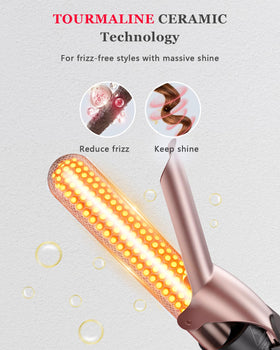 YGOVVK straightener-curler combo enables quick straight looks and soft curls
