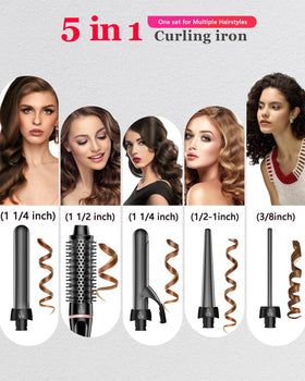 YGOVVK thermal brush for voluminous blowouts and frizz control