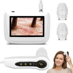 Yhaofu Skin Hair Analyzer 50x skin test highlights pigmentation insights for tailored care.