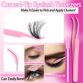 YIDUO all-in-one kit design for convenient at-home lash styling.