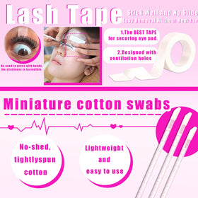 YIDUO DIY lash application example using clusters.