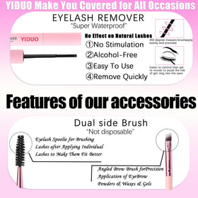 YIDUO Eyelash tweezers for precise application