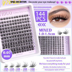 YIDUO Eyelash tweezers for precise cluster placement