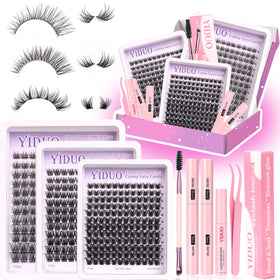 YIDUO Natura style lash clusters for a natural daily look and easy application