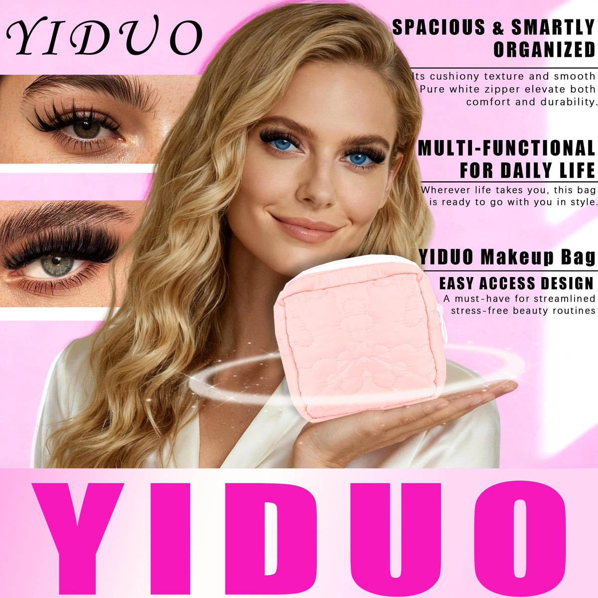 YIDUO lash extension remover for gentle cleanup.