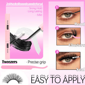 YIDUO precise lash tweezers for accurate cluster placement